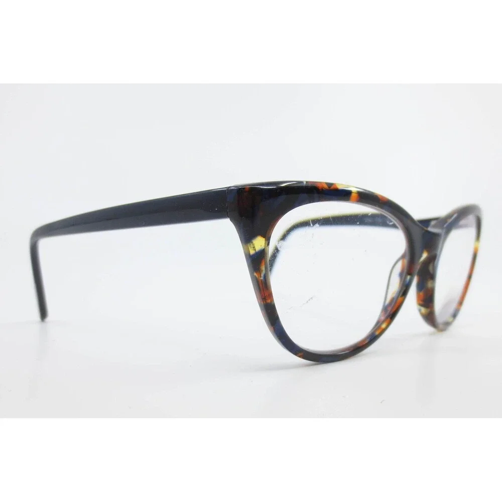 GX Studio Gwen Stefani Cat Eye Eyeglass Frames Navy Tortoise 52-16-135 NAV